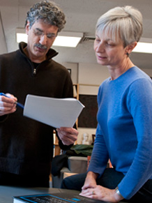 Neuroscientist John Cacioppo and Research Associate Louise Hawkley
